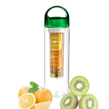 Load image into Gallery viewer, Water Bottle 700ML Plastic Fruit Infuser Drinkware Tour Outdoor Sport School Leak Proof Seal Gourde Climbing Water Bottles