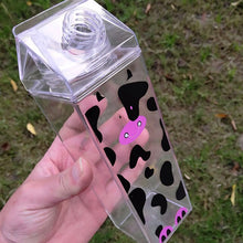 Load image into Gallery viewer, My 500ml BPA FREE Sport Plastic Kitchen Milk Water Bottle Cute Cartoon Creative Sport Outdoor Animal Cow Milk Bottles Drinkware

