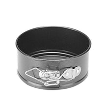 Load image into Gallery viewer, Black Carbon Steel Cakes Molds Non-Stick Metal Bake Mould Round Cake Baking Pan Removable Bottom Bakeware Cake Supplies
