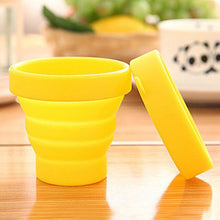 Load image into Gallery viewer, Protable Folding Gargle Cup Solid Color Water Silicone Cups For Outdoor Travel Drinkware Tools LAD-sale
