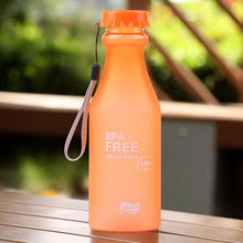 Load image into Gallery viewer, 550ml Leak-Proof Sports Water Bottle Large Capacity Plastic Bottle Bicycle Camping Sports Bottle Drinkware  Cover Lip BPA
